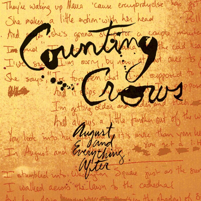Counting Crows, August and Everything After cover